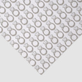 ダイアモンド結婚婚約リングや輪ブライドきらきら光るジェム 薄葉紙 (詳細)