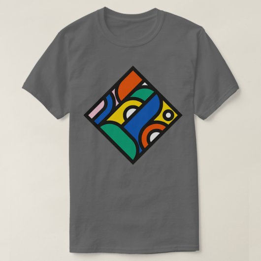 ダイアモンド遊ジオメトリックd tシャツ (デザイン正面)