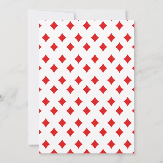 ダイアモンド遊ズカード誕生日エースラスベガスカジノ 招待状 (裏面)