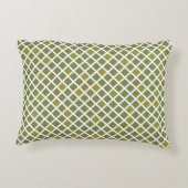 ‘ダイアモンド’ |タートルグリーン&ゴールデンライム | アクセントクッション (裏面)