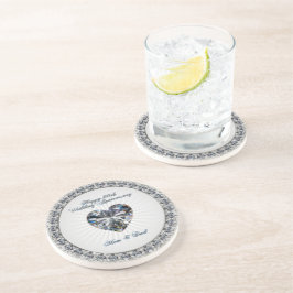 ダイアモンド・ヘアート60th結婚周年記念コースター コースター