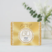 ダイアモ素晴らしンド、60周年結婚、RSVP 招待状 (スタンド正面)