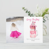 ダイアリークリスマス ピンクミルクシェイク シーズンカード (スタンド正面)