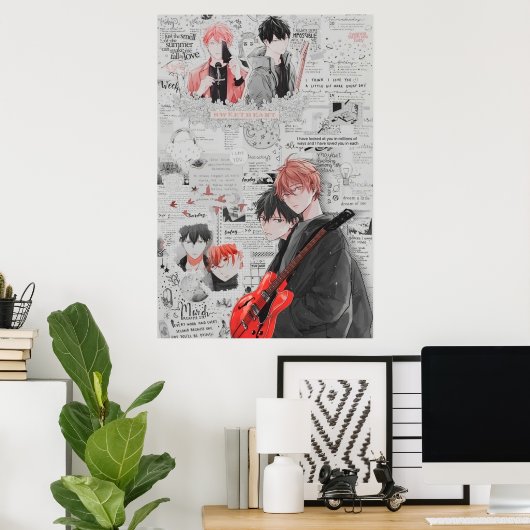 ダイアリー与えアニメ ポスター (ホームオフィス)