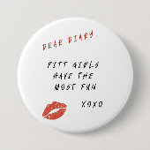 ダイアリー親愛、ピットゲームデイボタン 缶バッジ (正面)