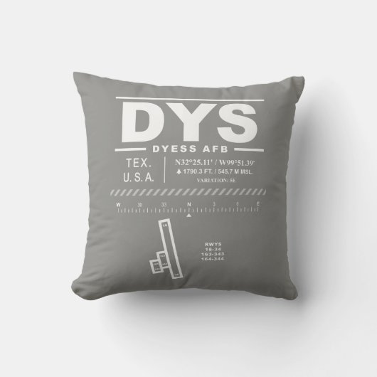 ダイエス空軍基地 DYS クッション (正面)