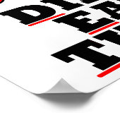 ダイエットおもしろいポスター ポスター (角)