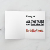 ダイエットおよびフィットネスの休日カード シーズンカード (内部)