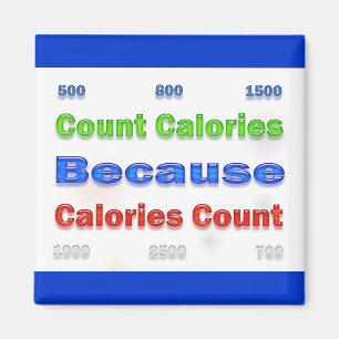 ダイエットおよび減量の計算のカロリー マグネット