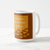 ダイエットと減量が合う コーヒーマグカップ (正面右)
