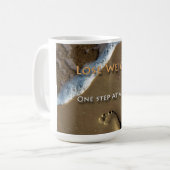 ダイエットと減量を1ステップずつ コーヒーマグカップ (正面左)