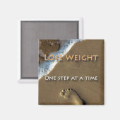 ダイエットと減量を1ステップずつ マグネット (正面/裏面)
