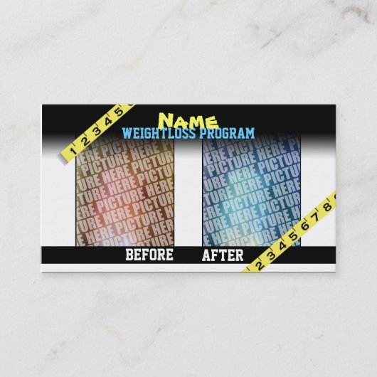 ダイエットな名刺 名刺 (正面)