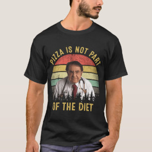 ダイエットにピザは含まれません Dr Now Vintage Tシャツ