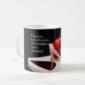 ダイエットの勇気付けられるのマグ コーヒーマグカップ (正面左)