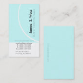 ダイエットの栄養物の抽象芸術の上品で刃の鋭いデザイン 名刺 (正面/裏面)