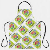 ダイエットはMyPlateのロゴの比例の問題である エプロン (正面)