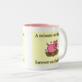 ダイエットやる気を起こさせるマグ ツートーンマグカップ (正面右)