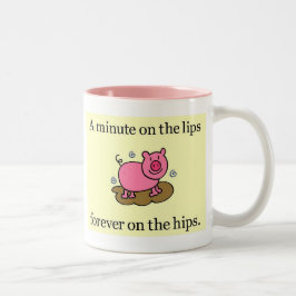 ダイエットやる気を起こさせるマグ ツートーンマグカップ