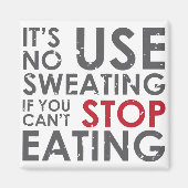ダイエットやる気を起こさせる引用文 マグネット (正面)