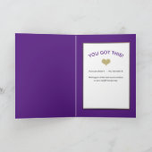 ダイエットを励ます女性の鏡のイメージ カード (内部)