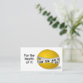 ダイエットコンセプトグレープフルーツ 名刺 (スタンド正面)