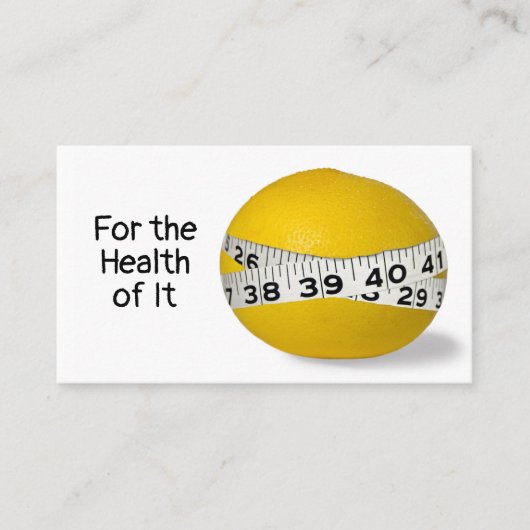 ダイエットコンセプトグレープフルーツ 名刺 (正面)