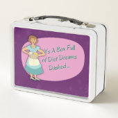 ダイエットドリームズダッシュキッチーヴィンテージ主婦 メタルランチボックス (裏面)