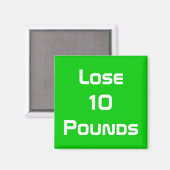 ダイエット健康及びフィットネスゴール磁石 マグネット (正面/裏面)