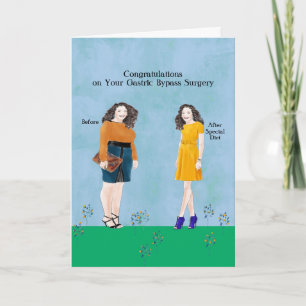 ダイエット前・食後の胃バイパス手術 カード