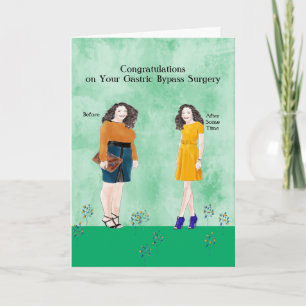 ダイエット前・食後の胃バイパス手術 カード