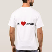 「ダイエット妄想」 自己欺瞞の肖像 Tシャツ (裏面)