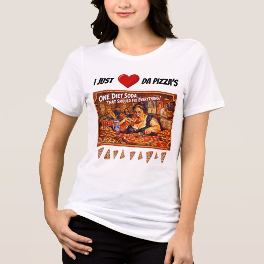 「ダイエット幻想」 自己欺瞞の肖像 トライブレンドTシャツ (正面)