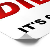 ダイエット条件ポおもしろいスター ポスター (角)