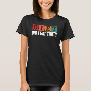 ダイエット私はそのグ食べロルのマスターシェフ愛好家 Tシャツ