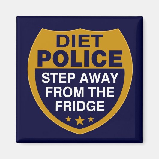 ダイエット警察 – 磁石 (正面)