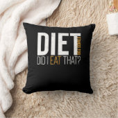ダイエット食べはフィットネスおもしろい冗談 クッション (ブランケット)