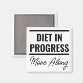 ダイエット 冷蔵庫に保管しないで マグネット (正面/裏面)