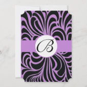 ダイカットアールデコ結婚式招待状 招待状 (裏面)