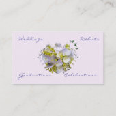 ダイカットビクトリアンハートデザイン 名刺 (裏面)