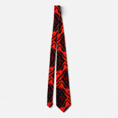 ダイカットフローラスムーズコーナエレガントーパターン ネクタイ (裏面)