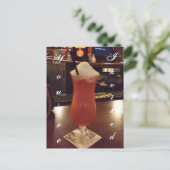 ダイキリのカクテルのパーティの招待状 インビテーションポストカード (スタンド正面)