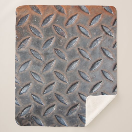 ダイグランジヤモンドメタル背景、溶接鋼サーフ シェルパブランケット (正面)