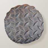 ダイグランジヤモンドメタル背景、溶接鋼サーフ ラウンドクッション (裏面)