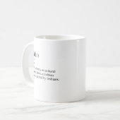 ダイコン コーヒーマグカップ (正面左)