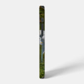 ダイサギの羽の検証 iPhoneケース iPhone 12ケース (左側面)
