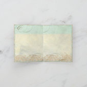 ダイサギ海岸の美しい便箋 - 感謝の気持ちを伝えるカード サンキューカード (内部)