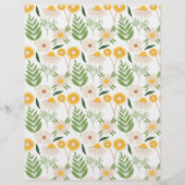 ダイシーフラワーの「彼が言った、彼女が言った」結婚前のお茶会ゲーム チラシ (裏面)