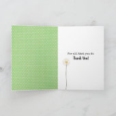 ダイジーとスティックガールに感謝 サンキューカード (内部)