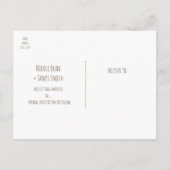 ダイジー付きの素朴なカントリー ブート 保存日 案内ポストカード (裏面)